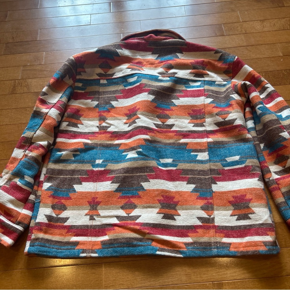 Southern Grace Colorful Patterned Shacket - Picture 7 of 7